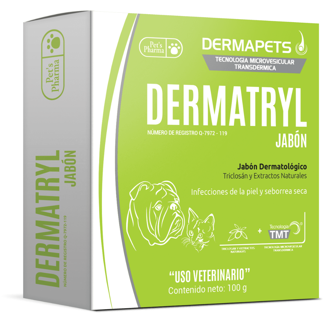 Dermatryl Jabón Dermatológico 100Gr - Pet's Pharma