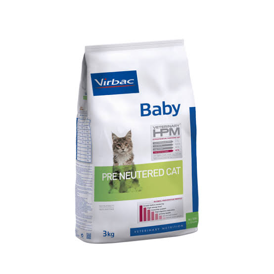 Alimento Virbac HPM Pre Neutered Cat Para Gato de Temprana Edad