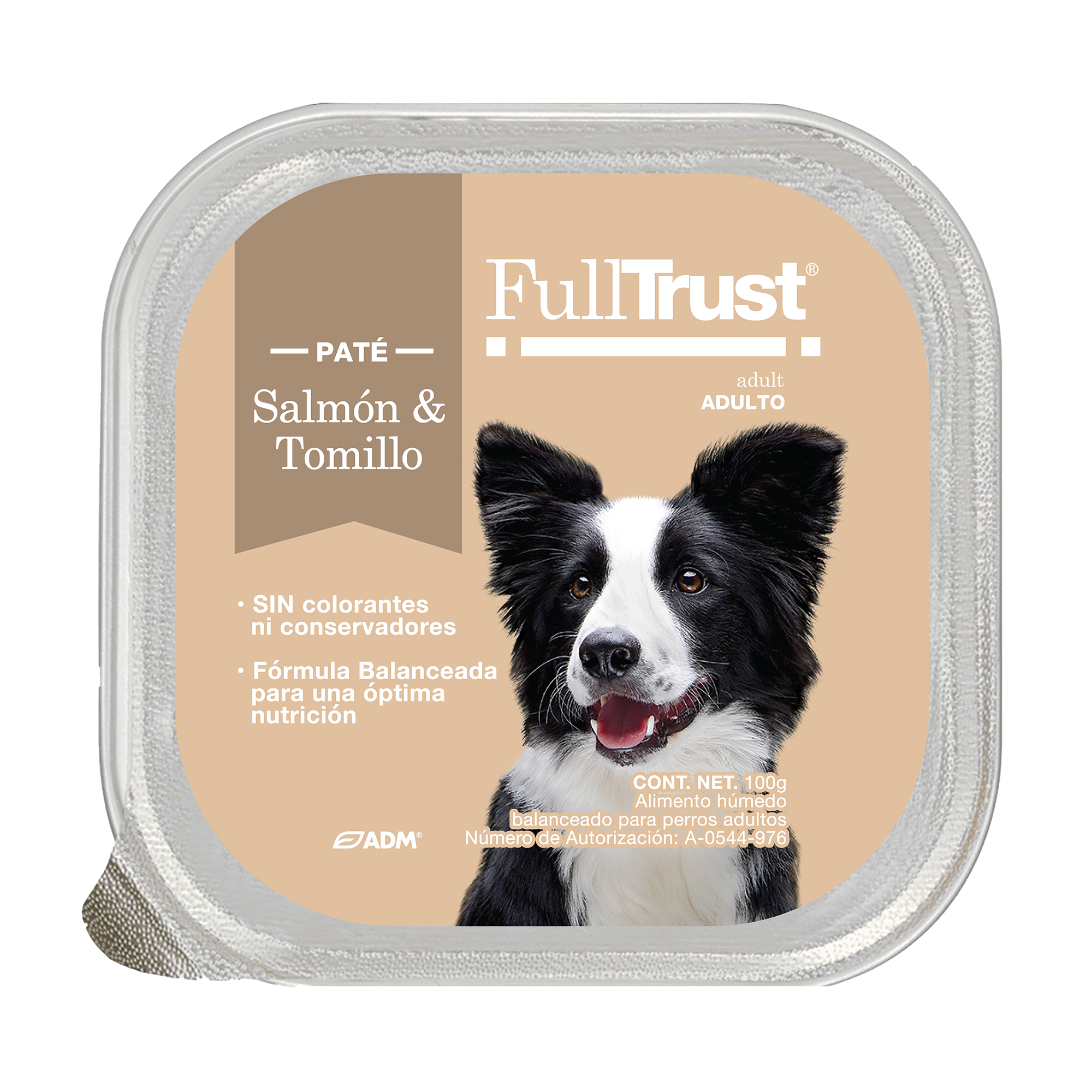Alimento Humedo para Perro Full Trust Sabor Salmon y Tomillo - 4 Pack