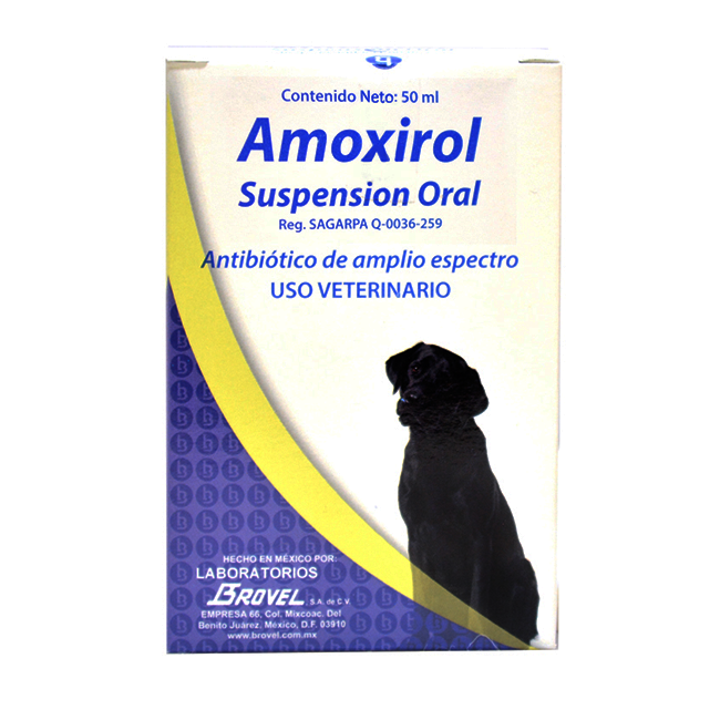 Amoxirol Suspensión Oral Frasco 50 ml - Brovel