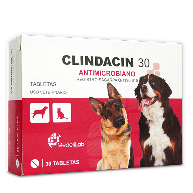 Clindacin 30 Antimicrobiano 30 Tabletas - MederiLab