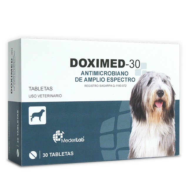 Doximed - 30 Antimicrobiano De Amplio Espectro 30 Tabletas - MederiLab