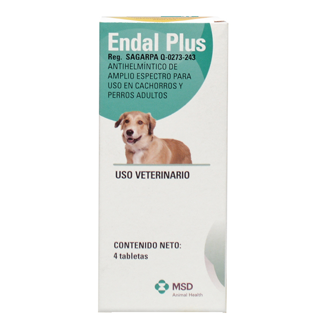 Endal Plus 4 Tabletas – MSD Salud Animal