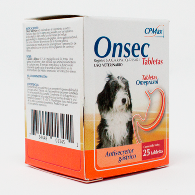 Onsec - Tarro con 25 Tabletas - CPMax