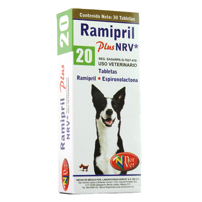 Ramipril Plus 20, 30 Tabletas - Norvet