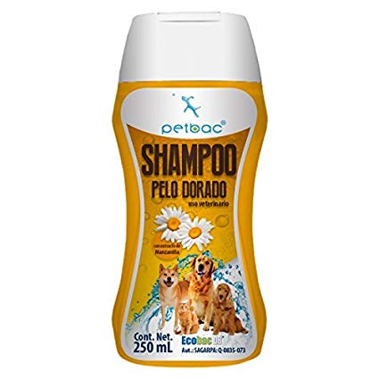 Shampoo para Pelo Dorado Petbac Cuidado Especial - 250 Ml, Estética, Petbac, Mister Mascotas