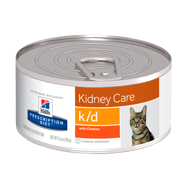 Lata Hills K/d Kidney Care Cuidado Del Riñon 156 Gr para Gato