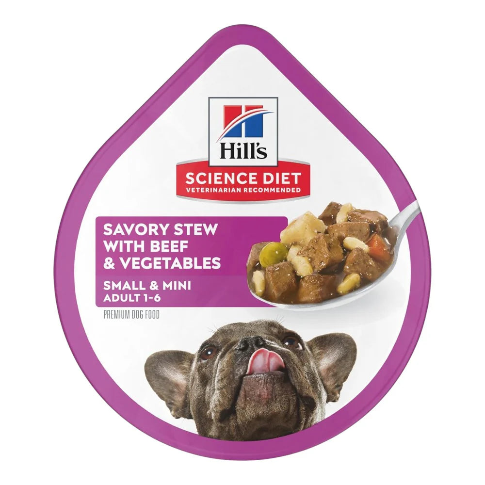 HIlls - Tray Humedo Adulto Rp Estofado Res y Vegetales 99gr