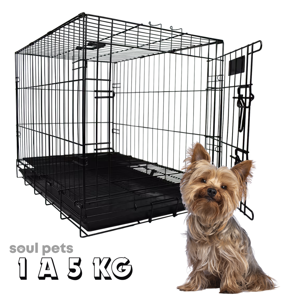 Jaula Transportadora para Perros Soul Pets - 1 a 5 Kg