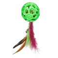 Juguete Gato Pelota con Plumas y Campana Petmate