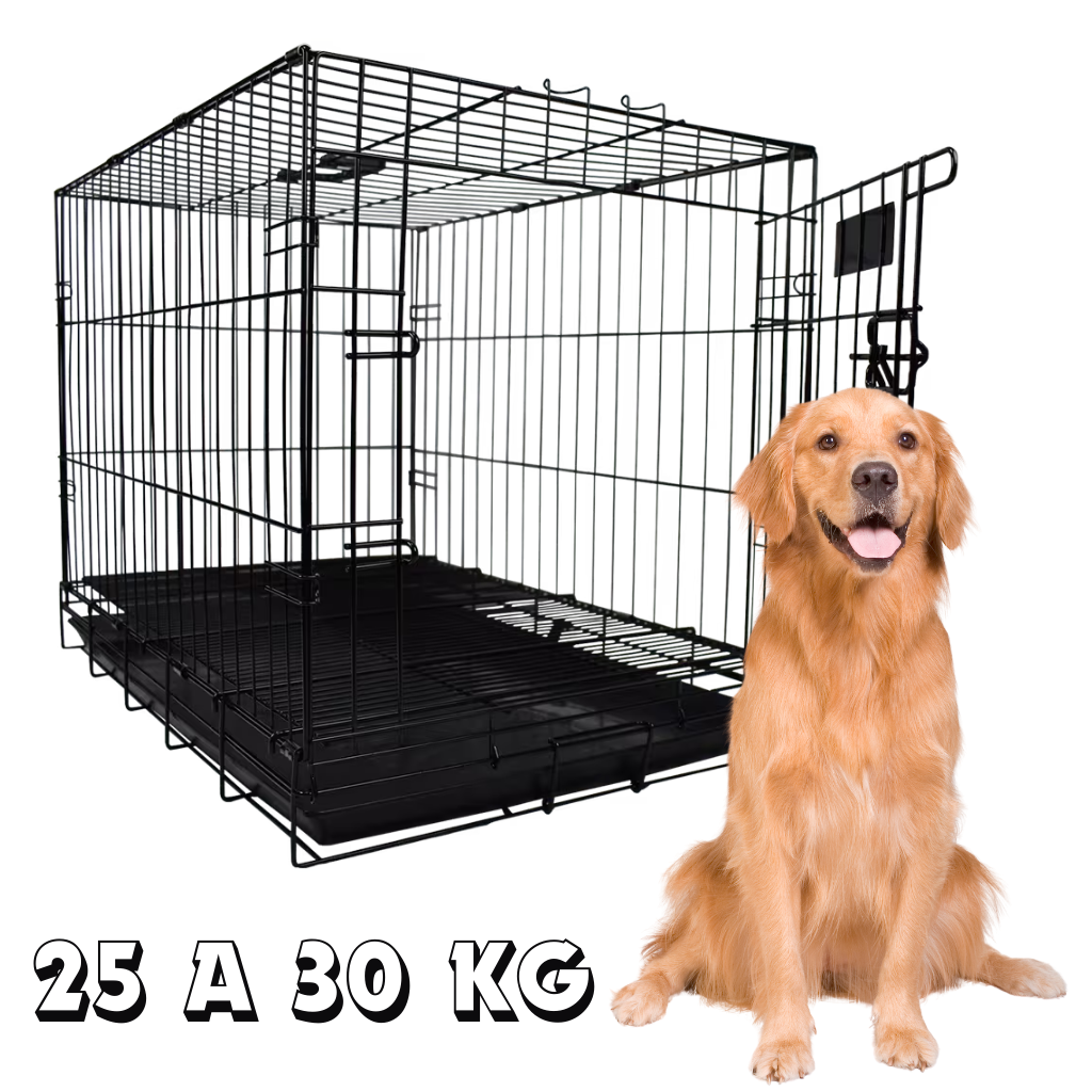Jaula Transportadora de 36 Pulgadas para Perros de 25 a 30 Kg - Soul Pets