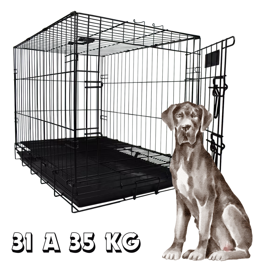 Jaula Transportadora de 42 Pulgadas para Perros de 31 a 35 Kg- Soul Pets