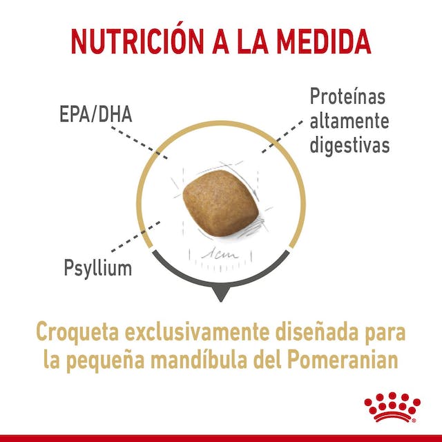 Royal Canin Pomerian Adult 1.1 Kg - Alimento Para Perro Pomeriano