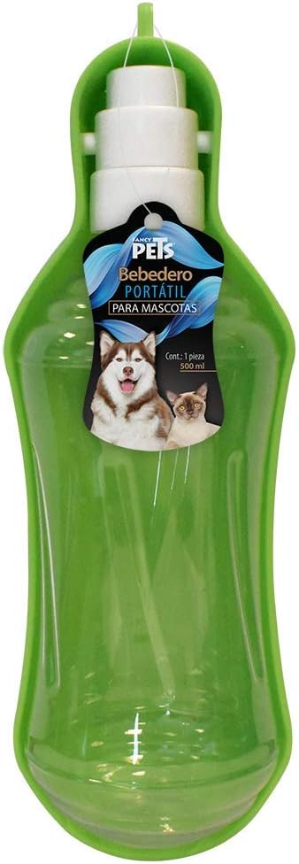 Bebedero Portatil Para Viaje 500 Ml