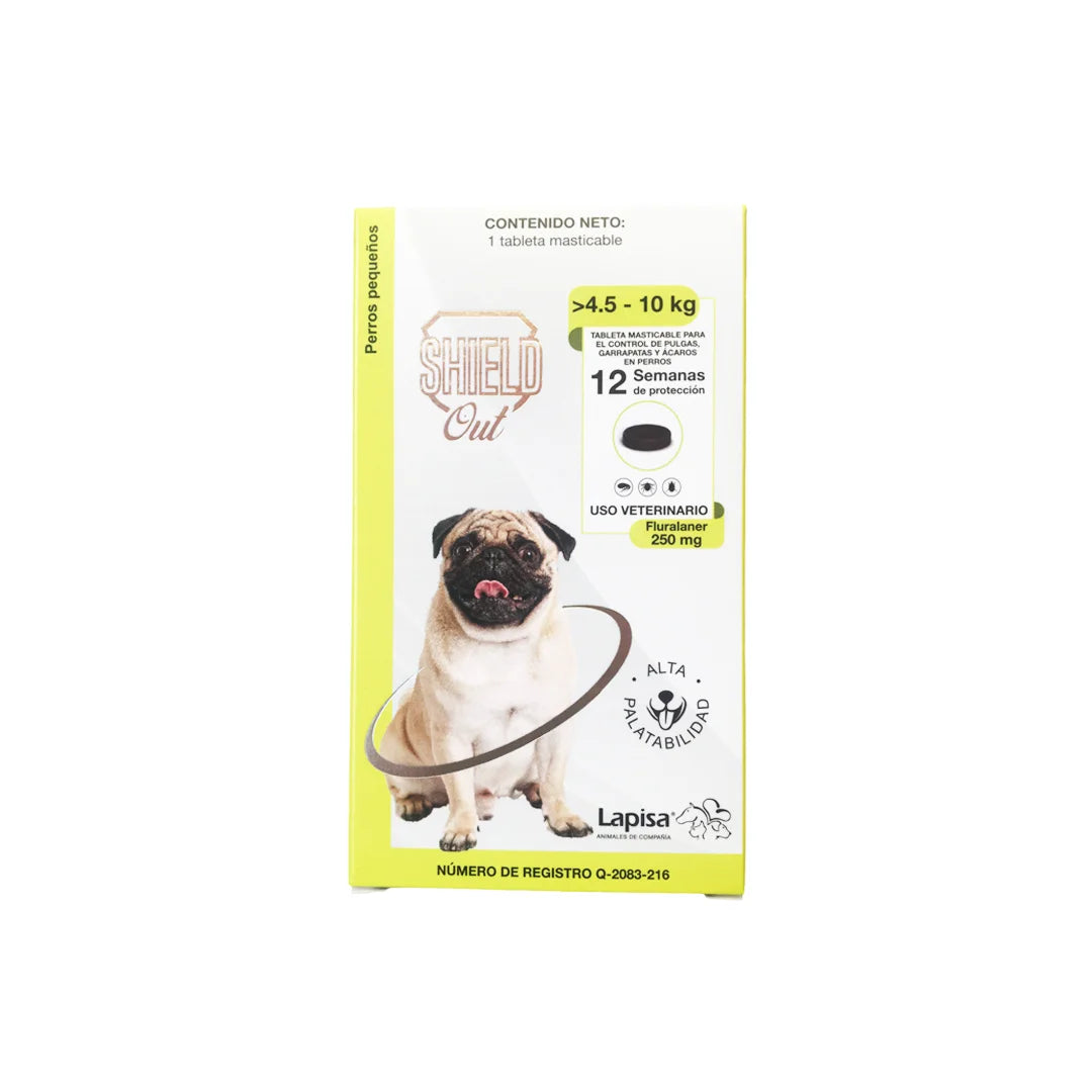 Shield-Out Desparasitante para Perros - Lapisa