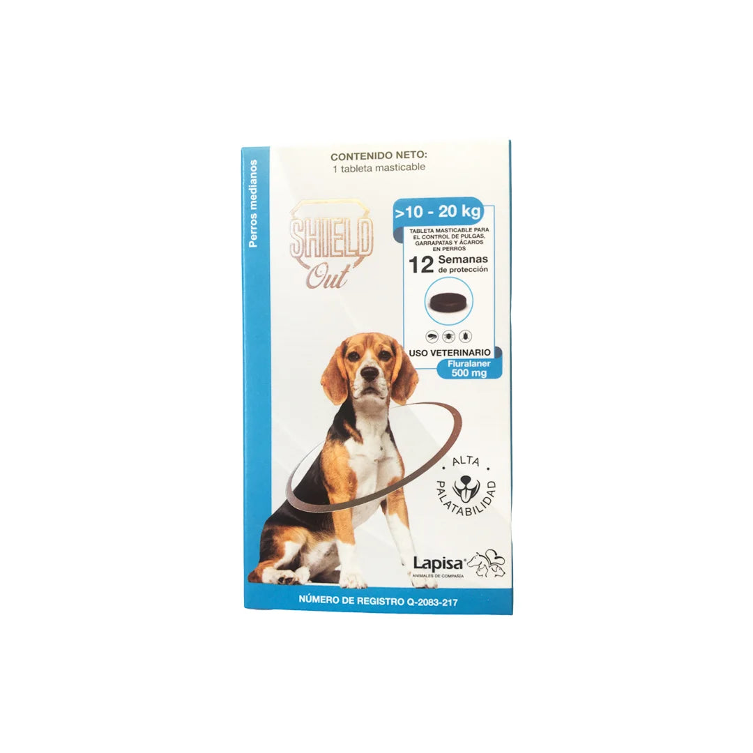 Shield-Out Desparasitante para Perros - Lapisa