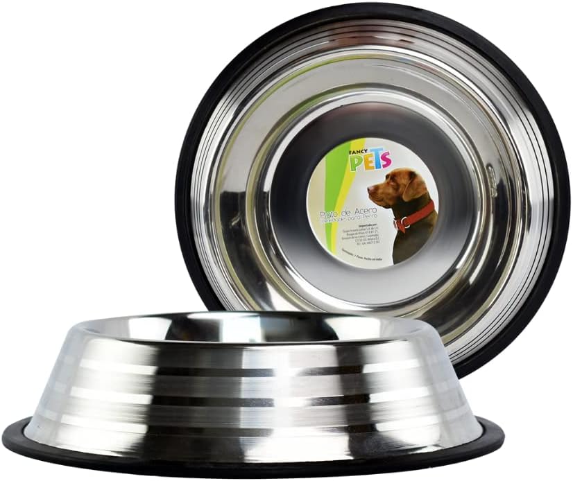 Plato De Acero Estriado 64 Oz