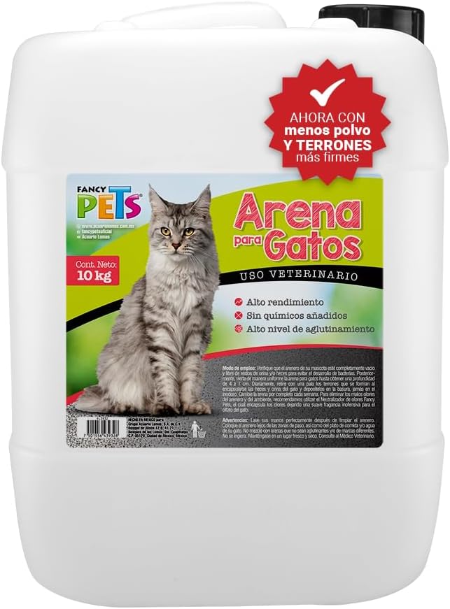 Arena Para Gato Garrafa 10 Kg