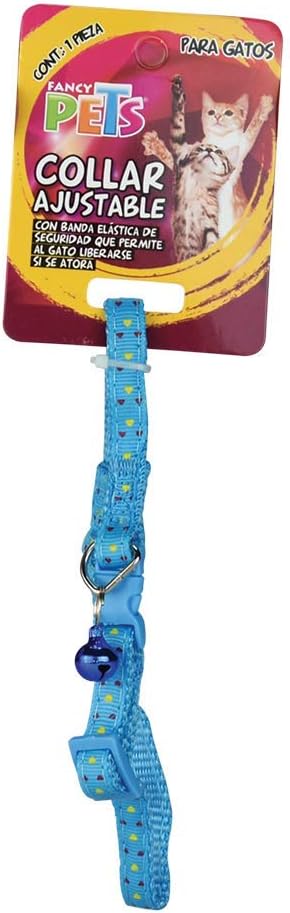 Collar De Nylon C/Cascabel Para Gato