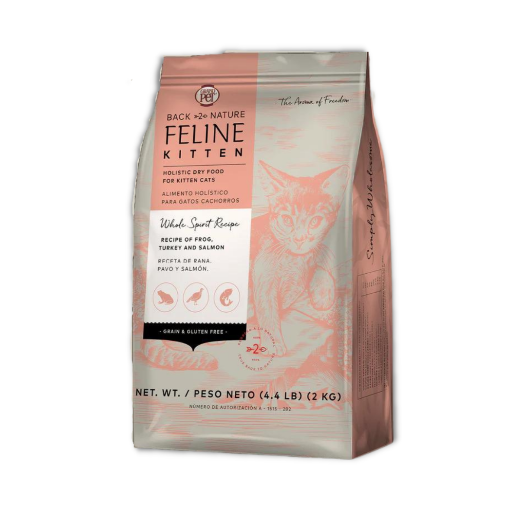 Back 2 Nature Felino Kitten 2 Kg - Alimento para Gatito