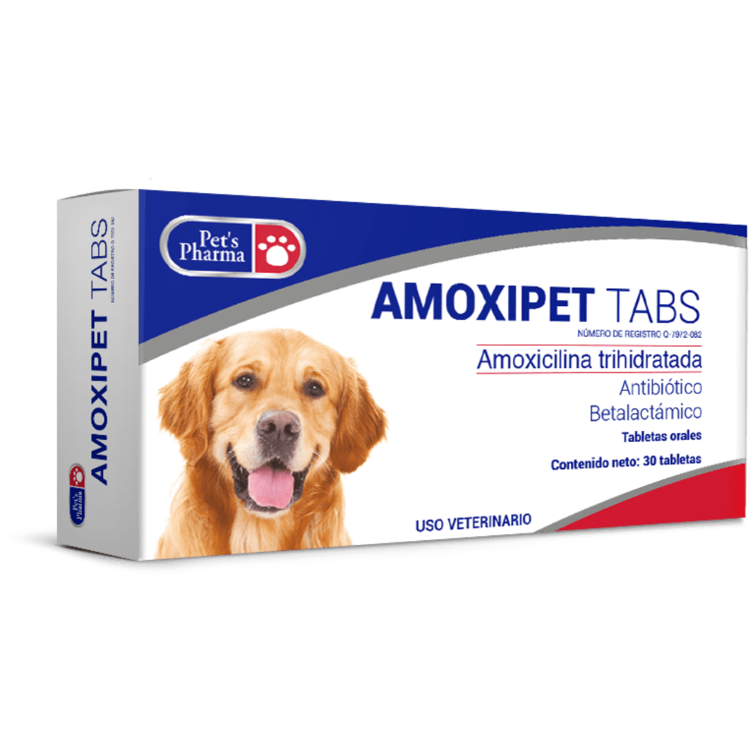 Productos Amoxipet 30 Tabletas - Pet's Pharma