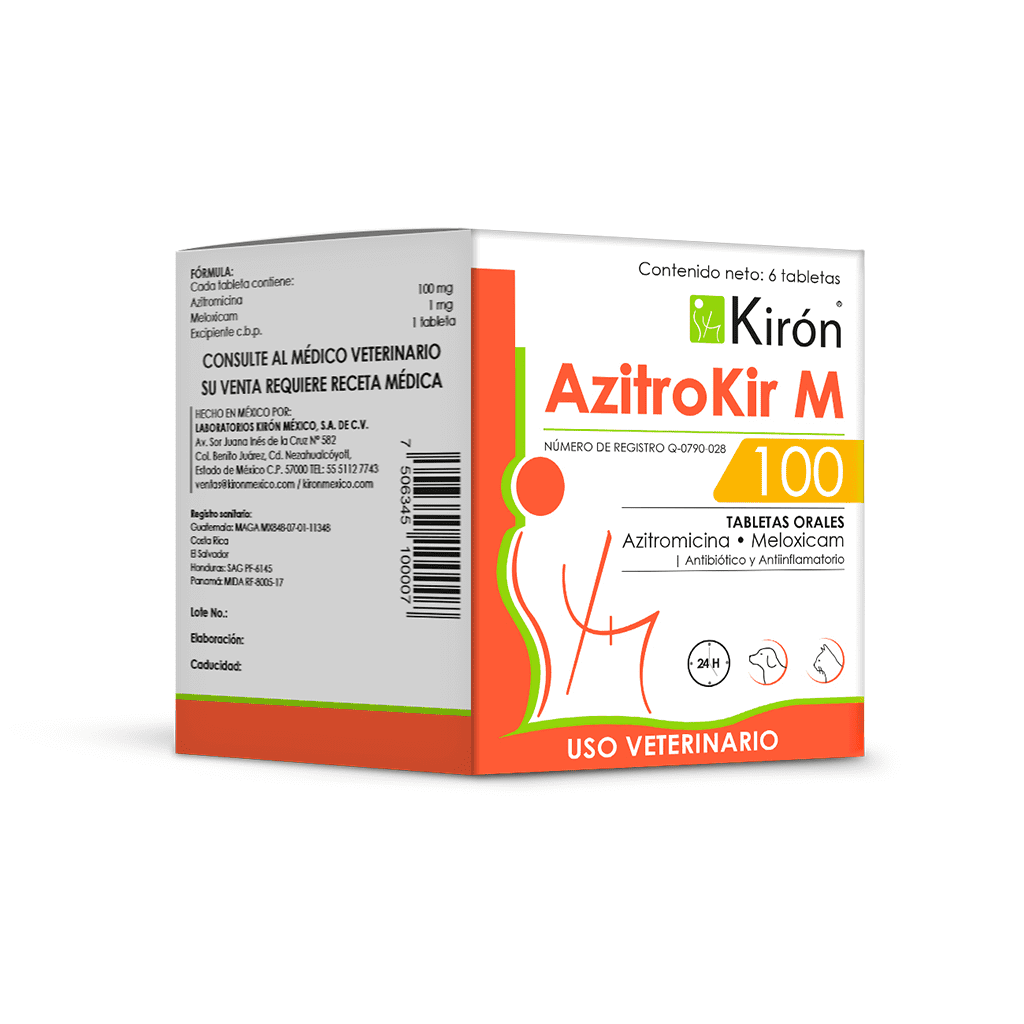 Azitrokir M 100 Kiron Tabletas