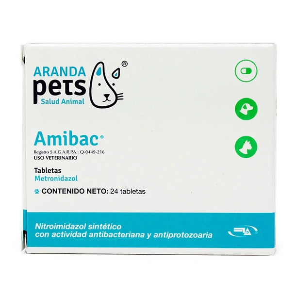 Amibac 24 Tabletas - Aranda Pets