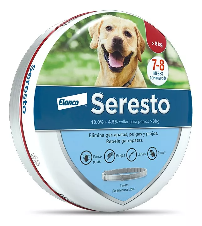 Seresto Collar Grande Antipulgas Perros Mayores De 8 Kg