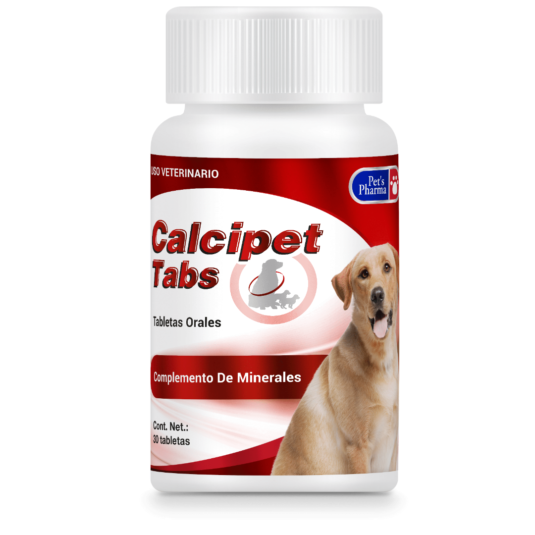 Calcipet Tabs Pet's Pharma - 30 Tabletas