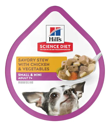 Hills - Tray Humedo Senior Rp Estofado Res y Vegetales 99 Gr.