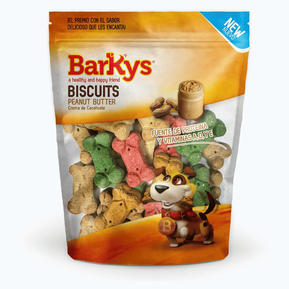 Premios Barkys Biscuits 217 Gr - Entrenamiento y Botana para Perro
