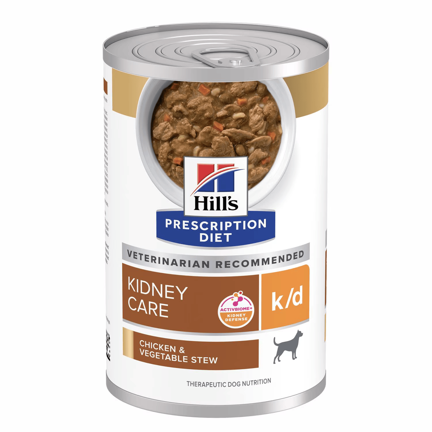 Hills Lata K/D Estofado y Vegetales Cuidado Del Riñon para Perro - 12 Piezas