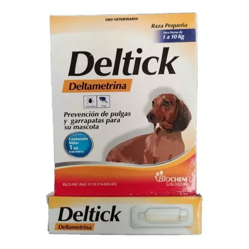 Deltick Pipeta Antiparásitos y Antipulgas - Biochem