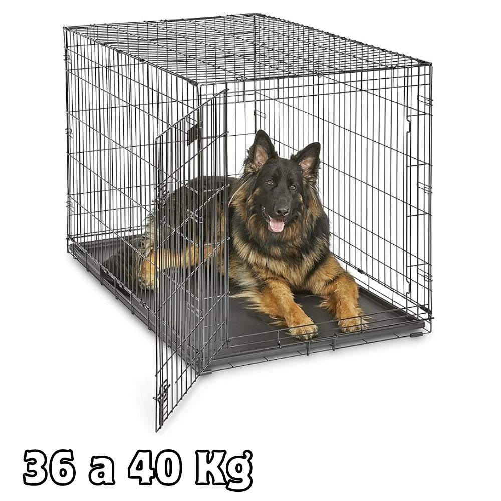 Jaula Transportadora de 48 Pulgadas para Perros de 36 a 40 Kg - Soul Pets