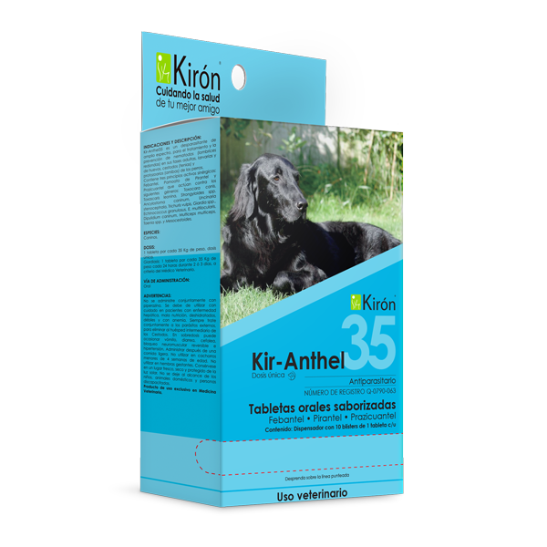 Kir-Anthel Tabletas Kiron 35 mg - Kiron