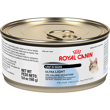Lata Royal Canin Alimento Para Gato Ultra Light Wet Loaf in Sauce 165 g - 12 Piezas
