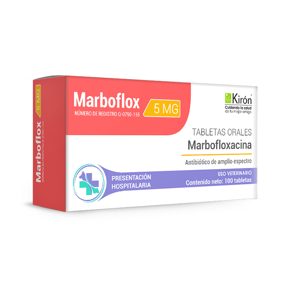 Marboflox 5 Kiron 100 Tabletas