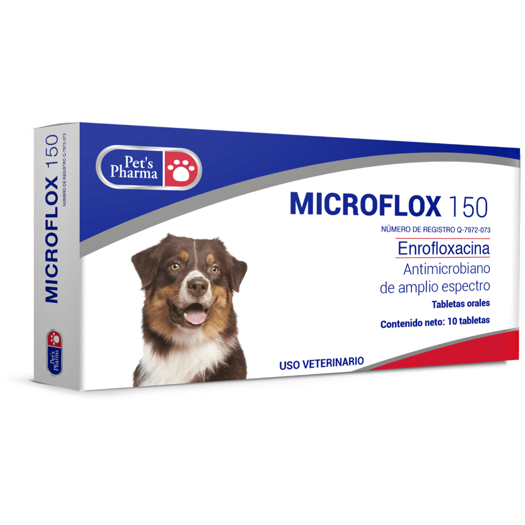 Productos Microflox 150 - 10 Tabletas Pet's Pharma