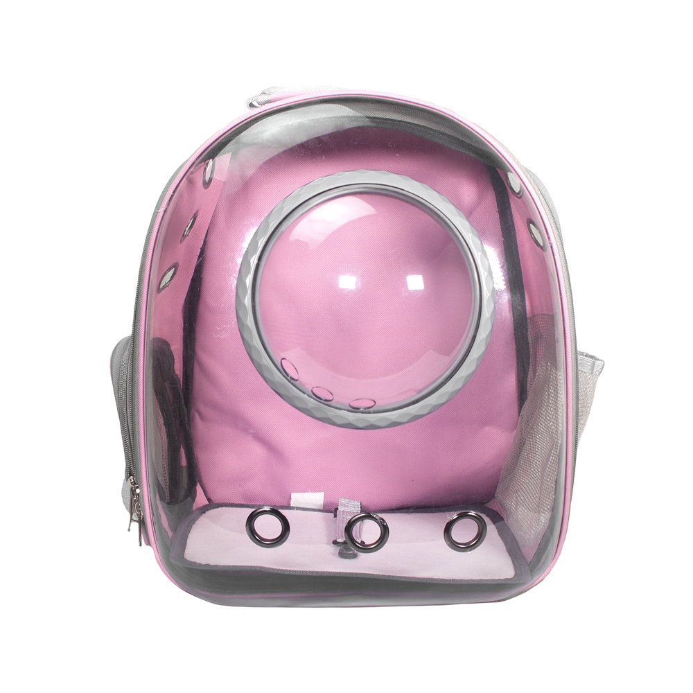 Mochila Burbuja Transportadora Rosa para Mascota - Fancy pets