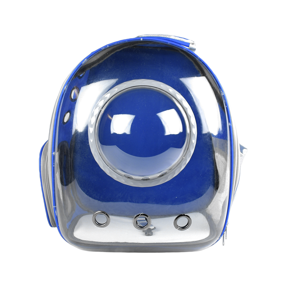 Mochila Burbuja Transportadora Azul para Mascota - Fancy pets