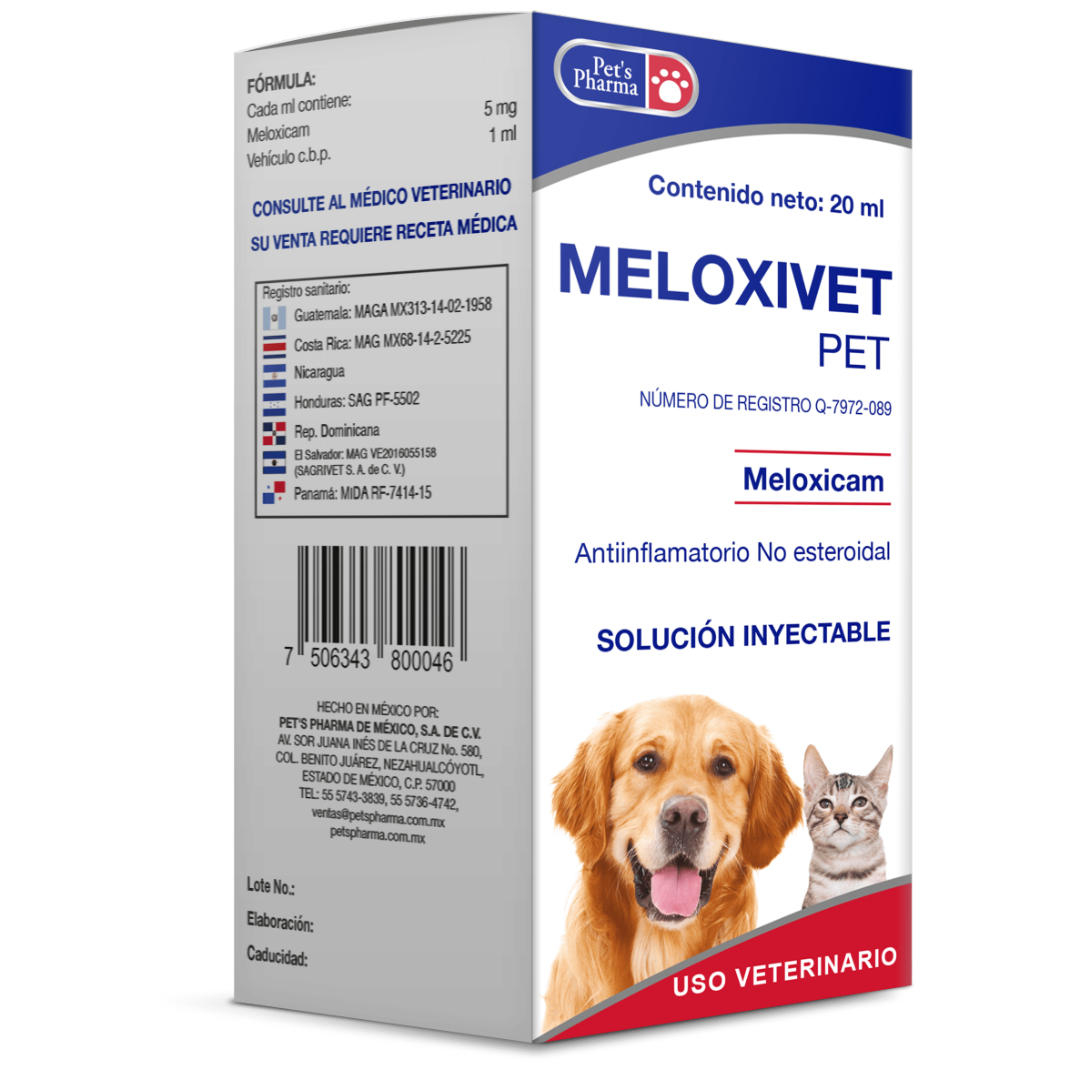 Productos Meloxivet Solución Inyectable - Pet's Pharma
