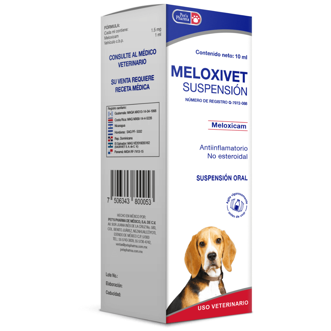 Meloxivet Suspensión - Pet's Pharma