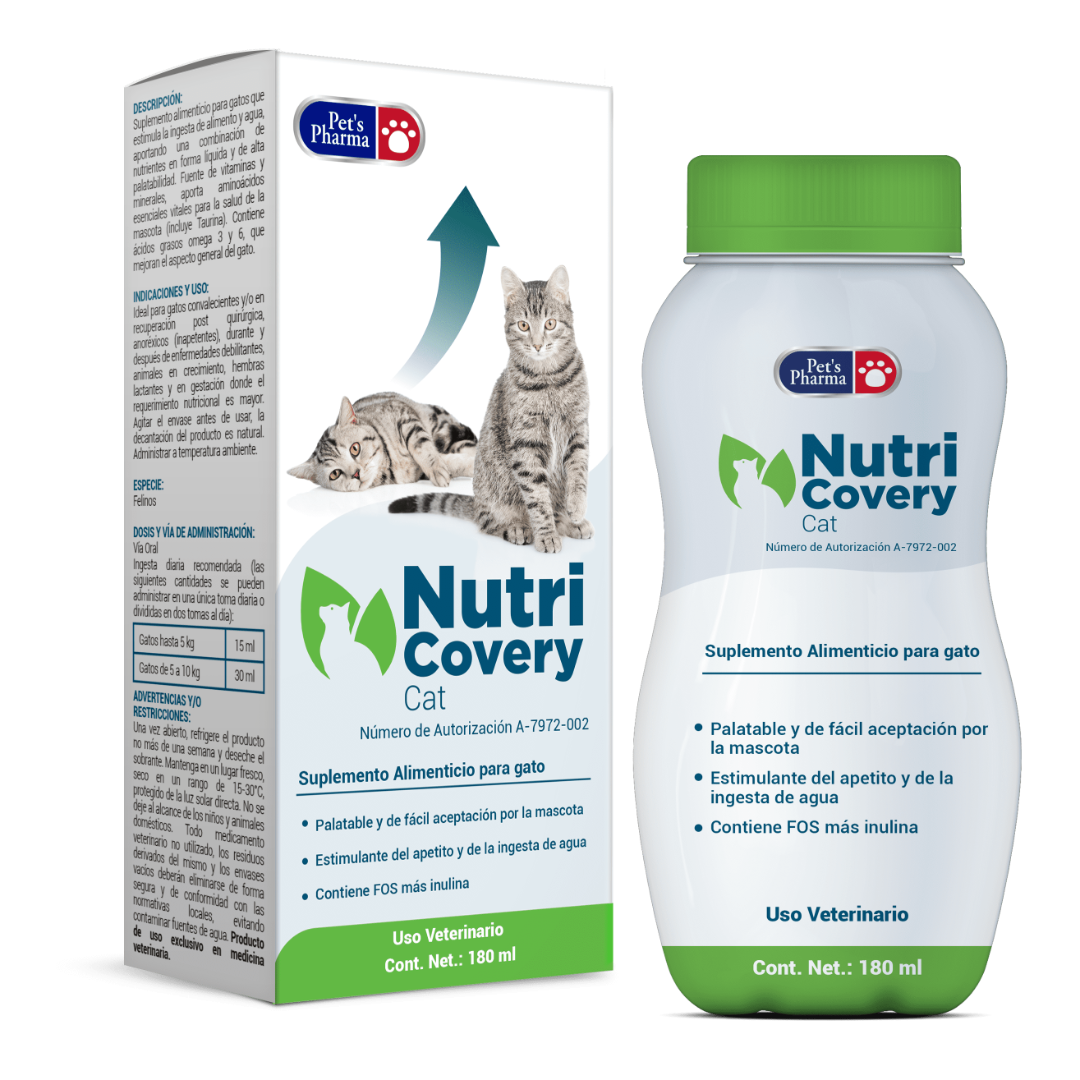 NutriCovery Gatos 180ml - Pet's Pharma