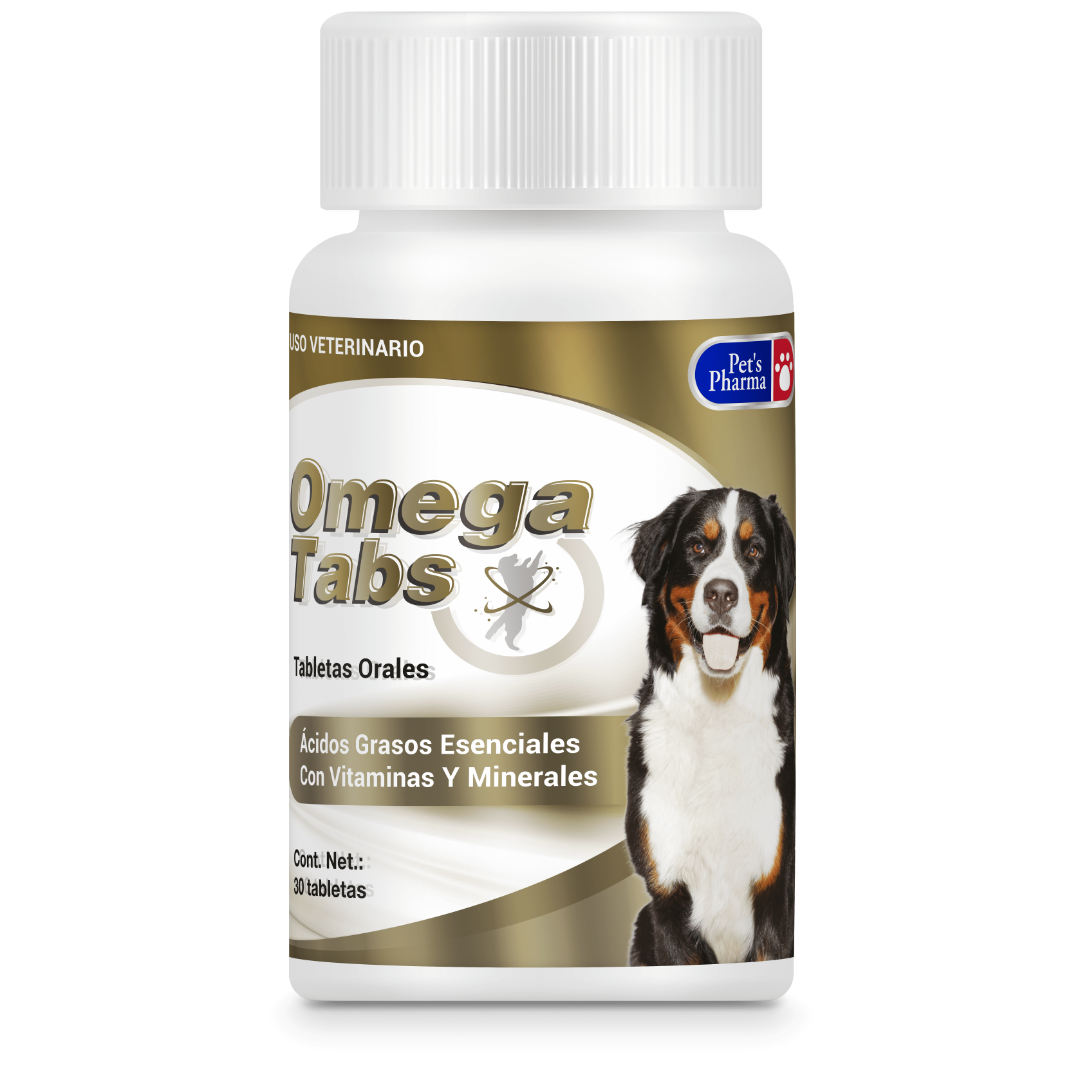 Omega Tabs Pet's Pharma - 30 Tabletas