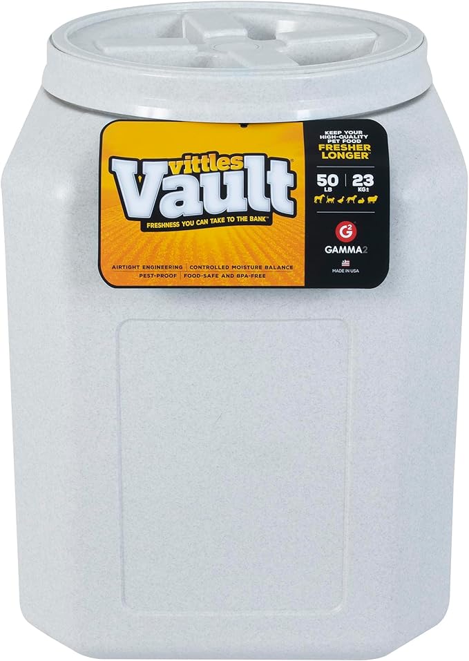 Contenedor Hermético para Alimento de Mascotas (50 Libras Capacidad) - Vittles Vault
