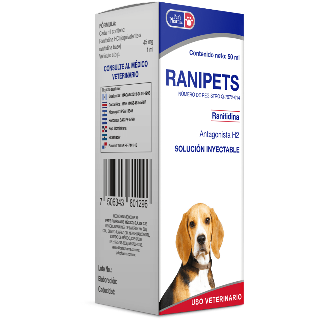 Ranipets Solución Inyectable 50ml - Pet's Pharma