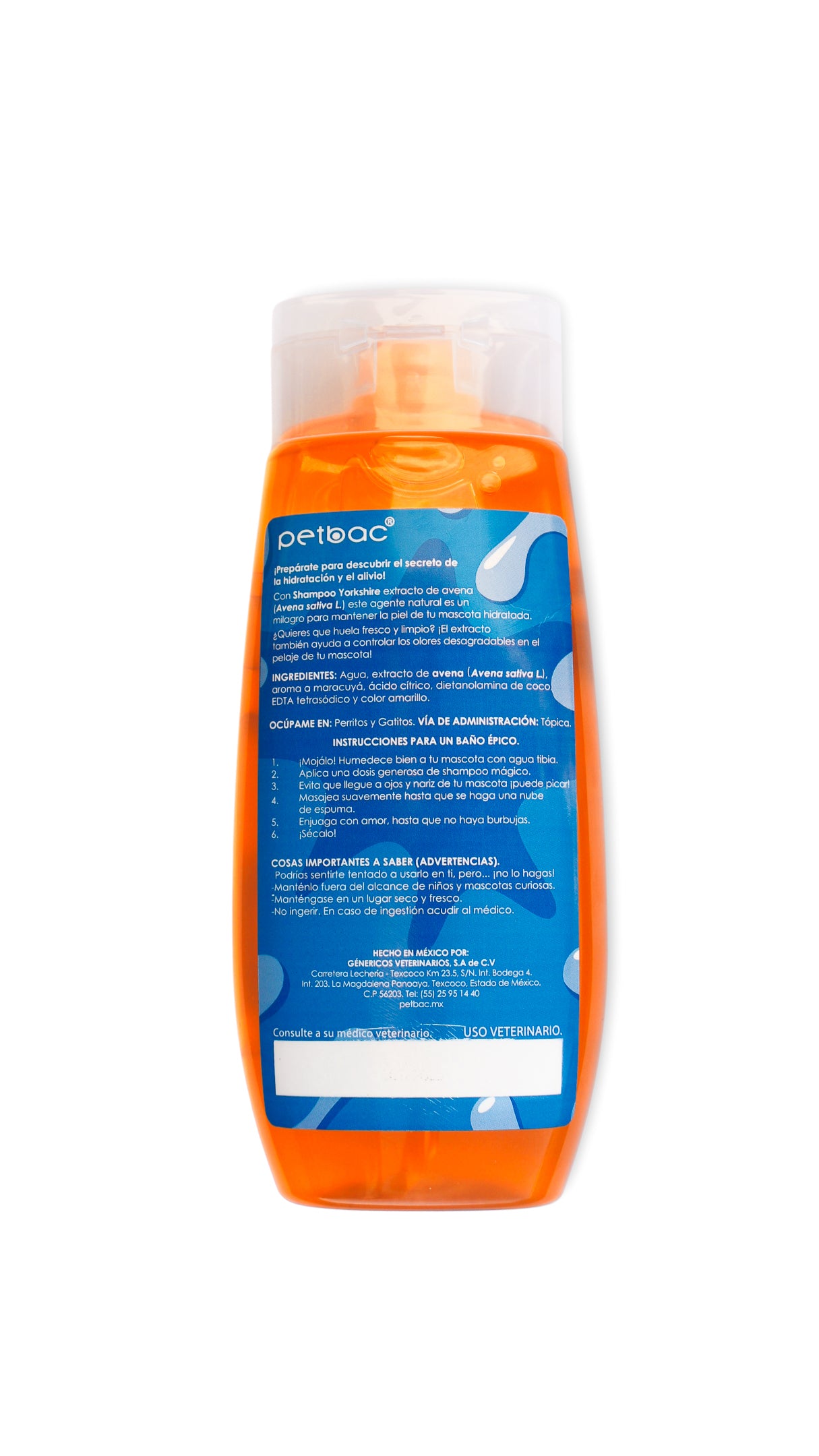 Shampoo Cuidado Especial Yorkshire 400 Ml - Petbac