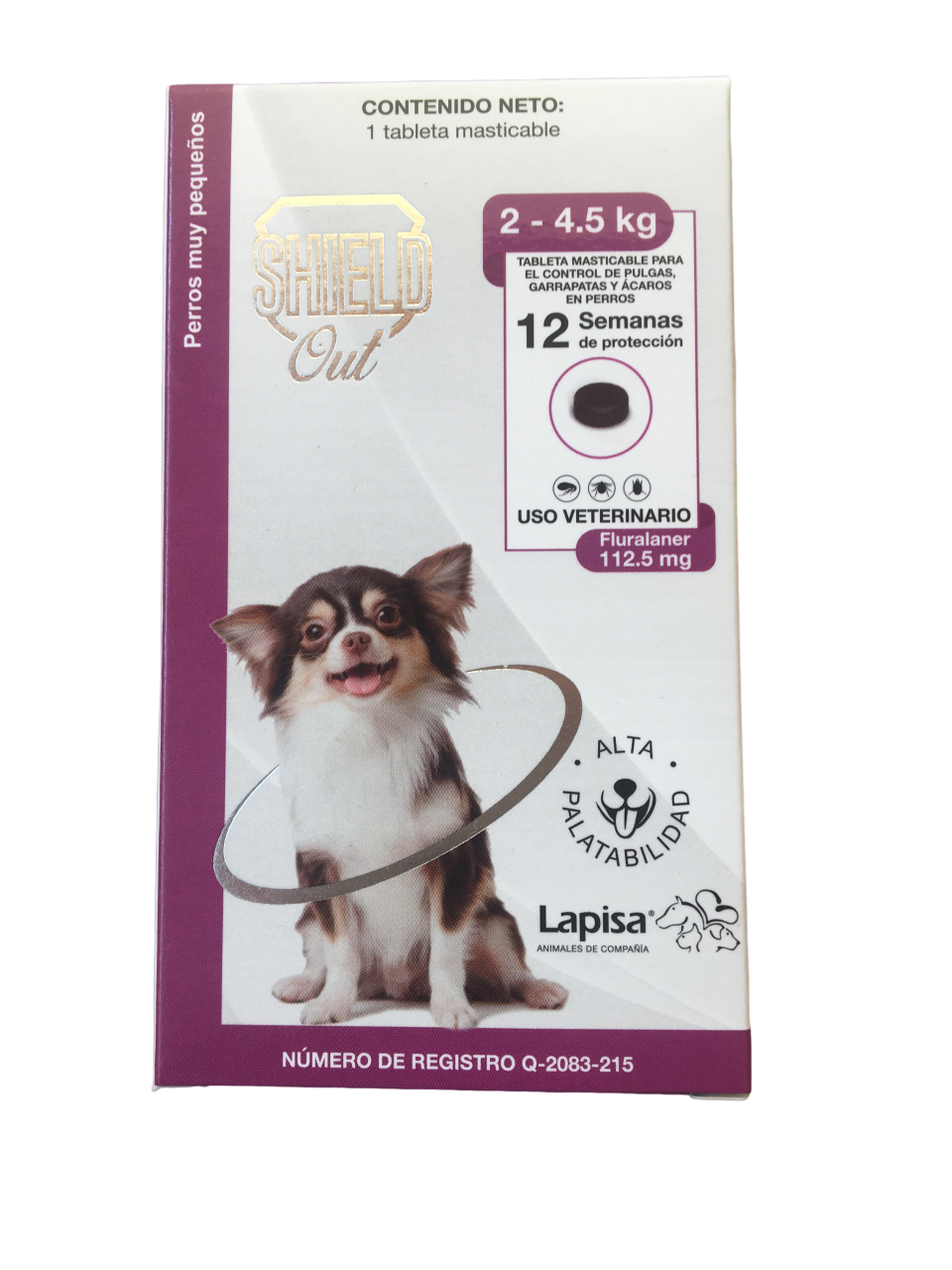 Shield-Out Desparasitante para Perros - Lapisa