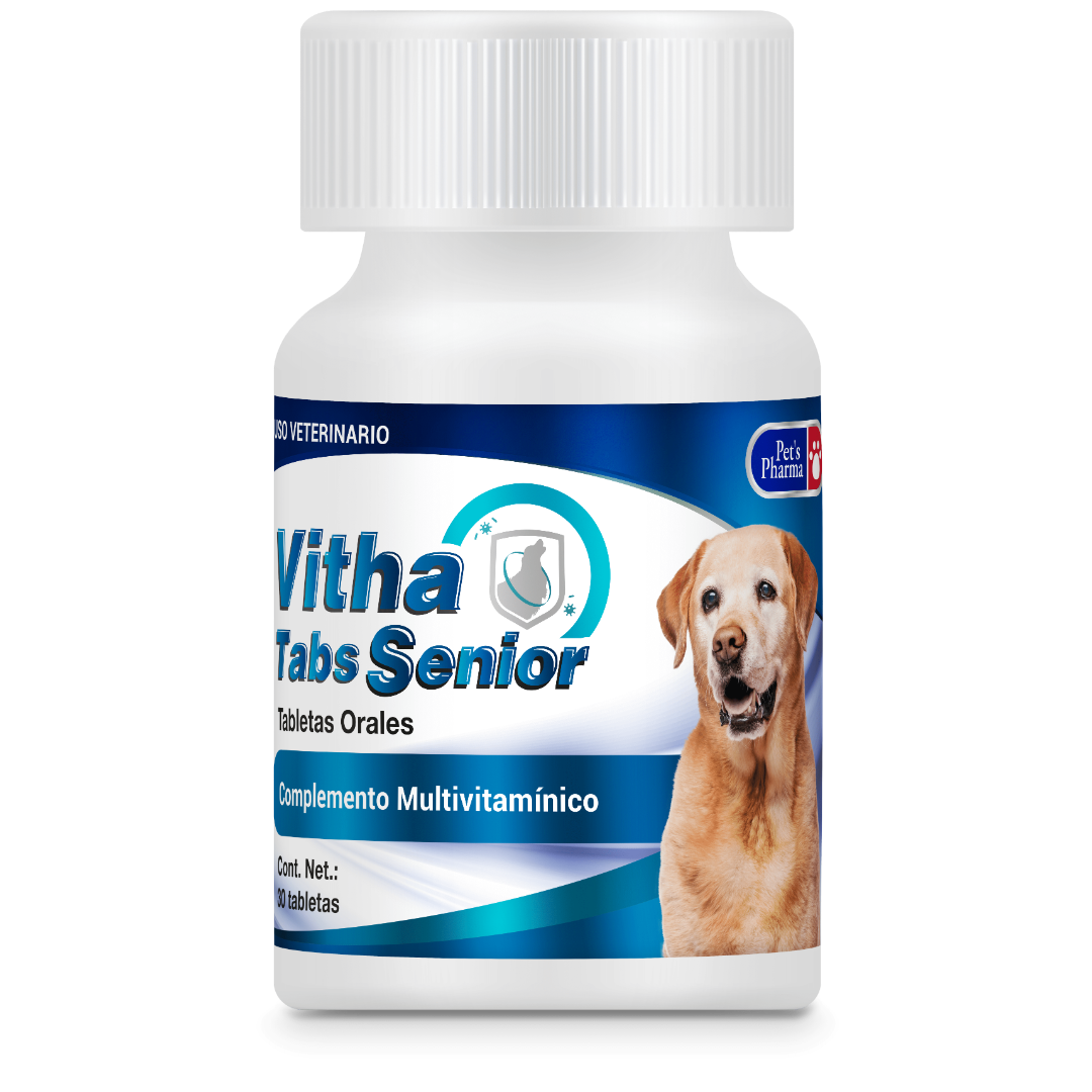 Vitha Tabs Senior Pet's Pharma - 30 Tabletas