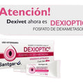 Dexioptic Ungüento Oftálmico 5 g SANTGAR para Perros y Gatos | Antibiótico y Antiinflamatorio Ocular Veterinario